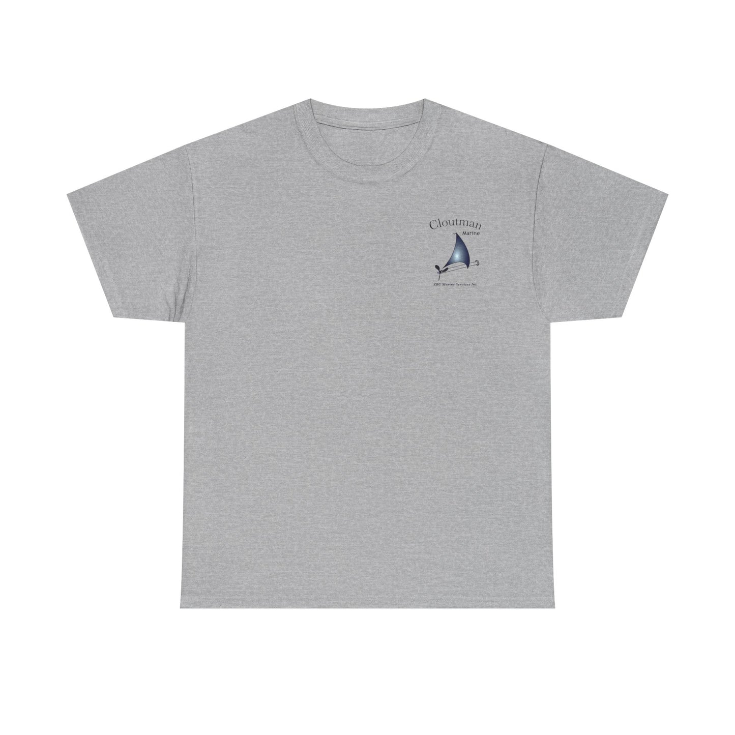 Grey Cloutman Marine Tee - Unisex Heavy Cotton